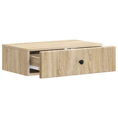 vidaXL Wall-Mounted Side Table Sonoma Oak 59 x 34.5 x 17 cm 4