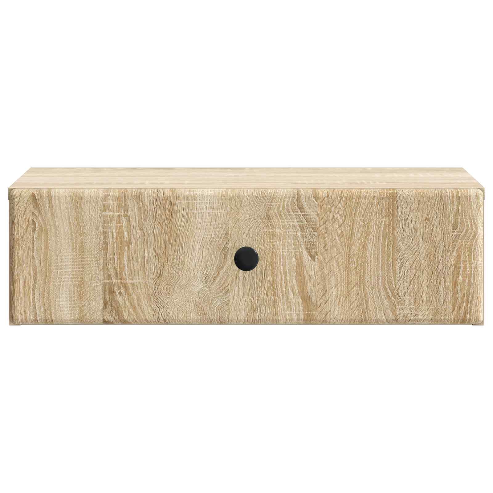 vidaXL Wall-Mounted Side Table Sonoma Oak 59 x 34.5 x 17 cm 5