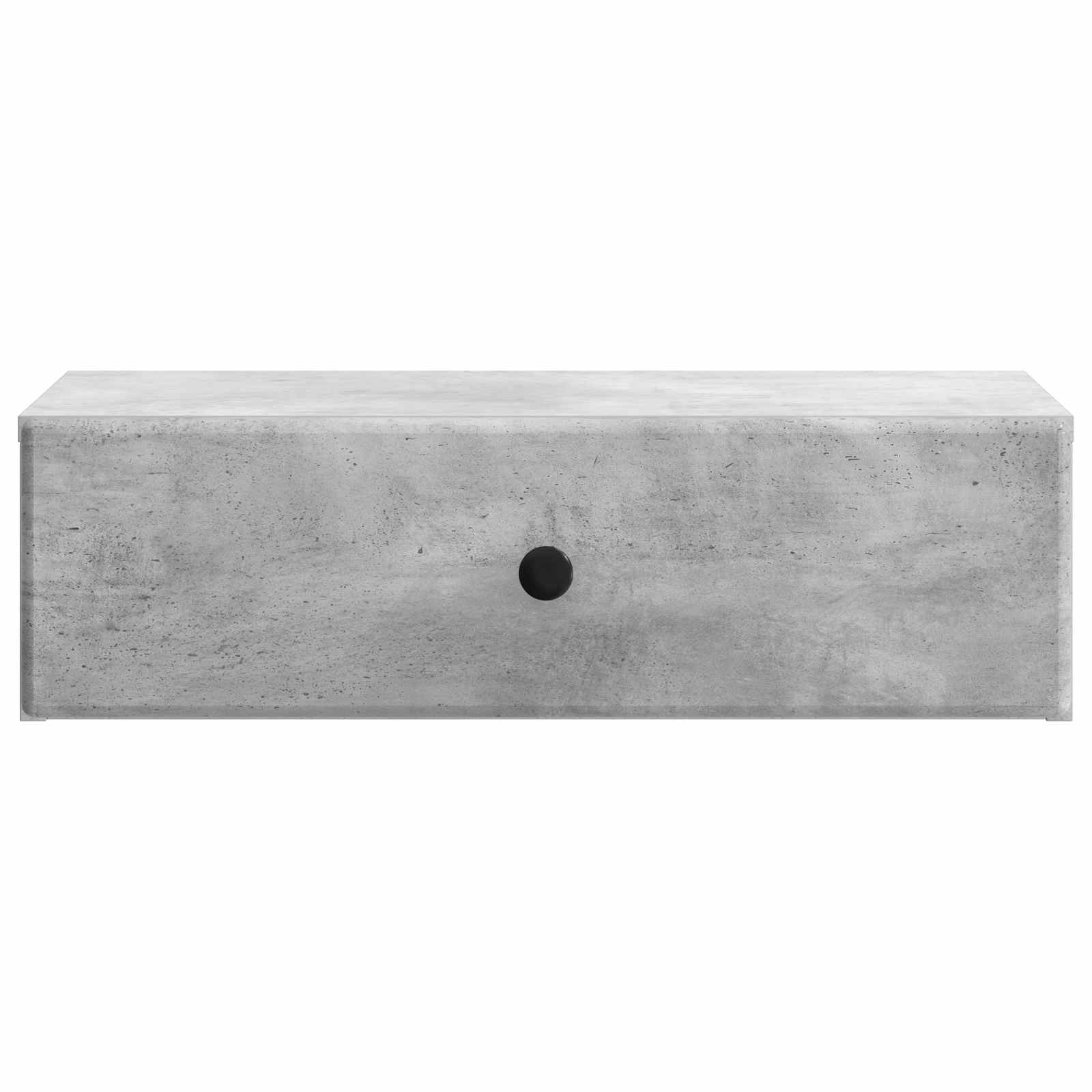 vidaXL Wall-Mounted Side Table Concrete Grey 59 x 34.5 x 17 cm 5