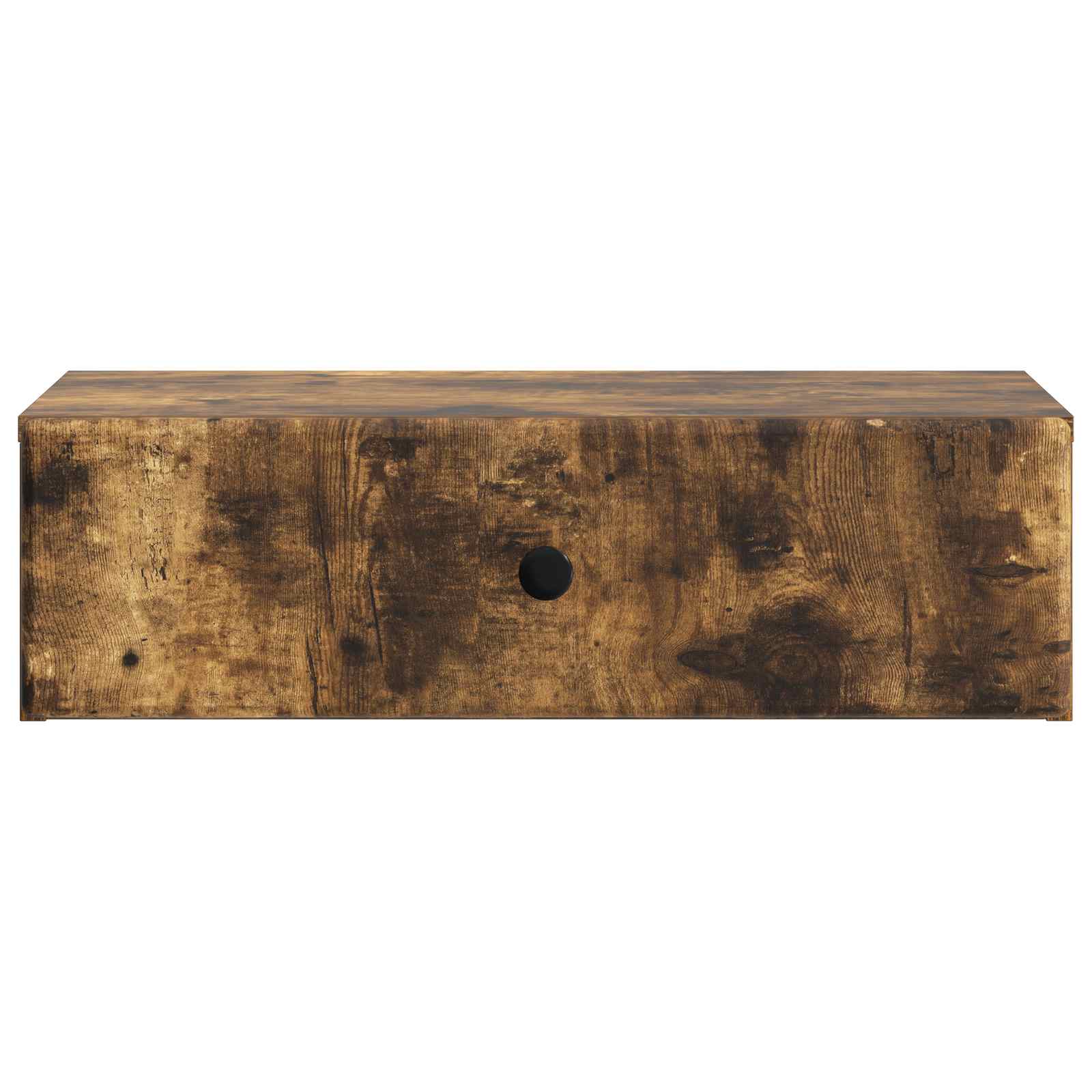 vidaXL Wall-Mounted Side Table Smoked Oak 59 x 34.5 x 17 cm 5