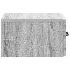 vidaXL Wall-Mounted Side Table Grey Sonoma 59 x 34.5 x 17 cm 6