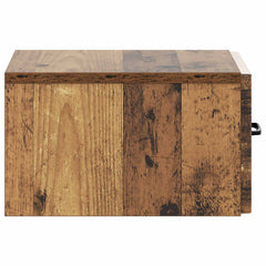 vidaXL Wall-Mounted Side Table Wall-mounted Old Wood 59 x 34.5 x 17 cm 6