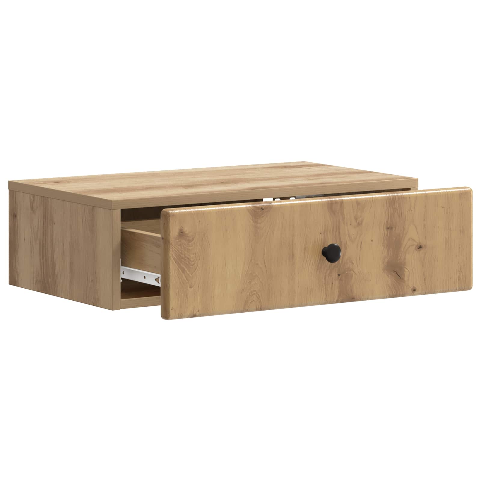 vidaXL Wall-Mounted Side Table 59 x 34.5 x 17 cm Engineered Wood 4