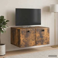 Wall-Mounted TV Cabinet 59.5 x 41 x 30 cm Smoked oak