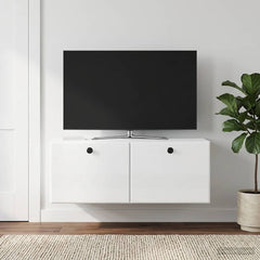 vidaXL Wall-Mounted TV Cabinet 78.5 x 41 x 30 cm High Gloss White 4