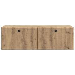 vidaXL Wall-Mounted TV Cabinet 98 x 41 x 30 cm Artisan Oak 6