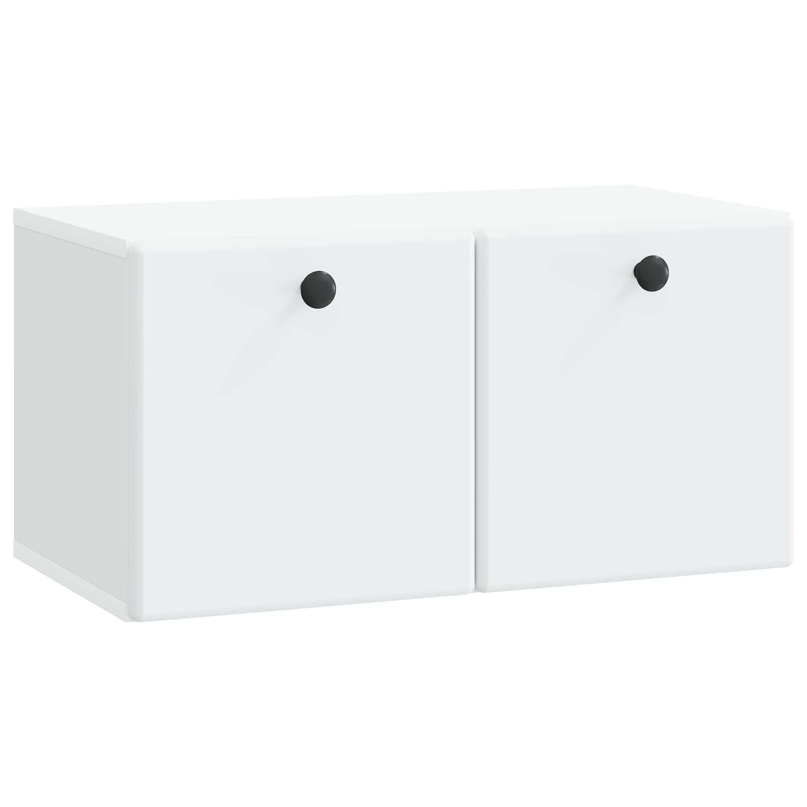 vidaXL Wall-Mounted TV Cabinet 59.5 x 31 x 30 cm White Engineered Wood 2