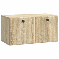 vidaXL Wall-Mounted TV Cabinet 59.5 x 31 x 30 cm Sonoma Oak 2