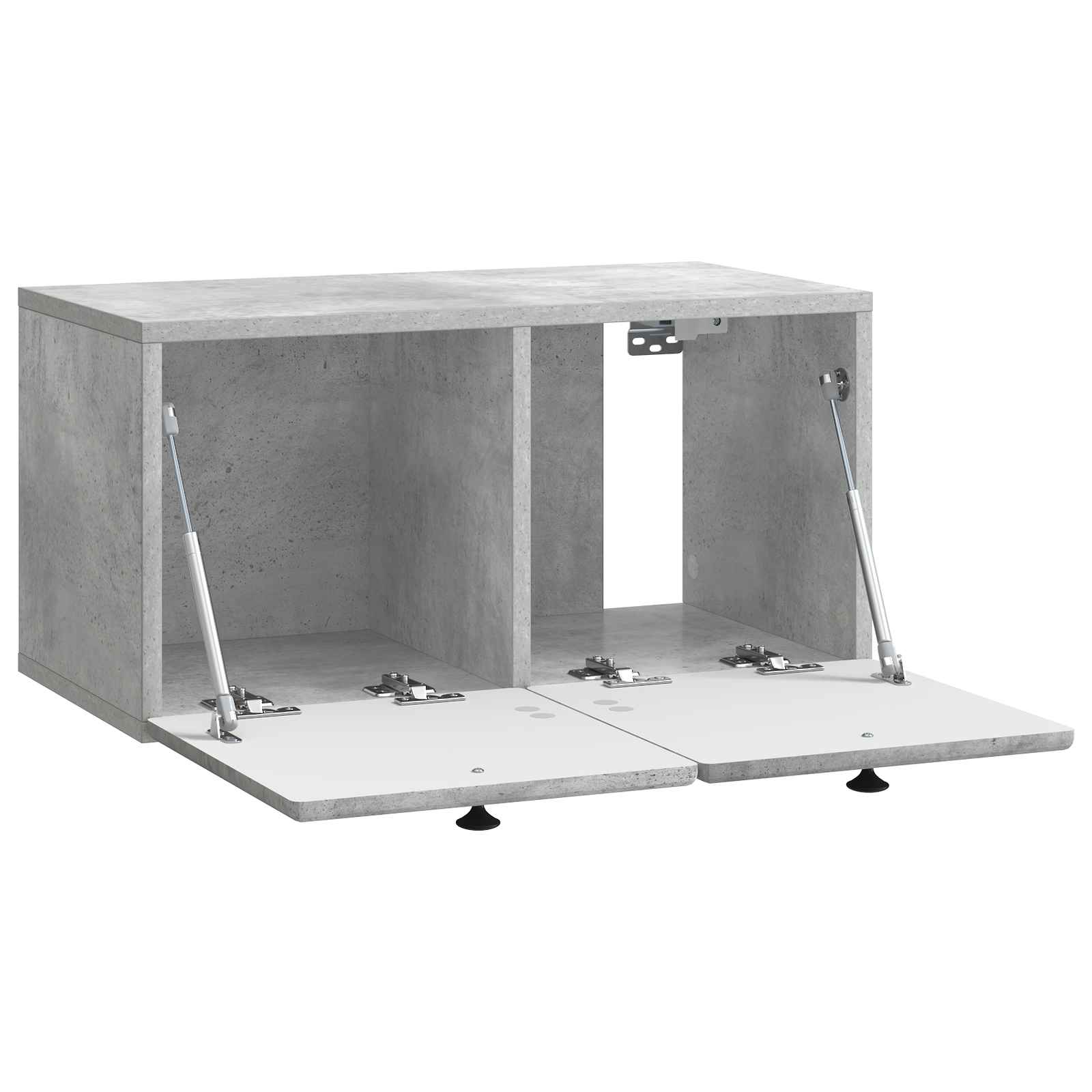 vidaXL Wall-Mounted TV Cabinet 59.5 x 31 x 30 cm Concrete Grey 5