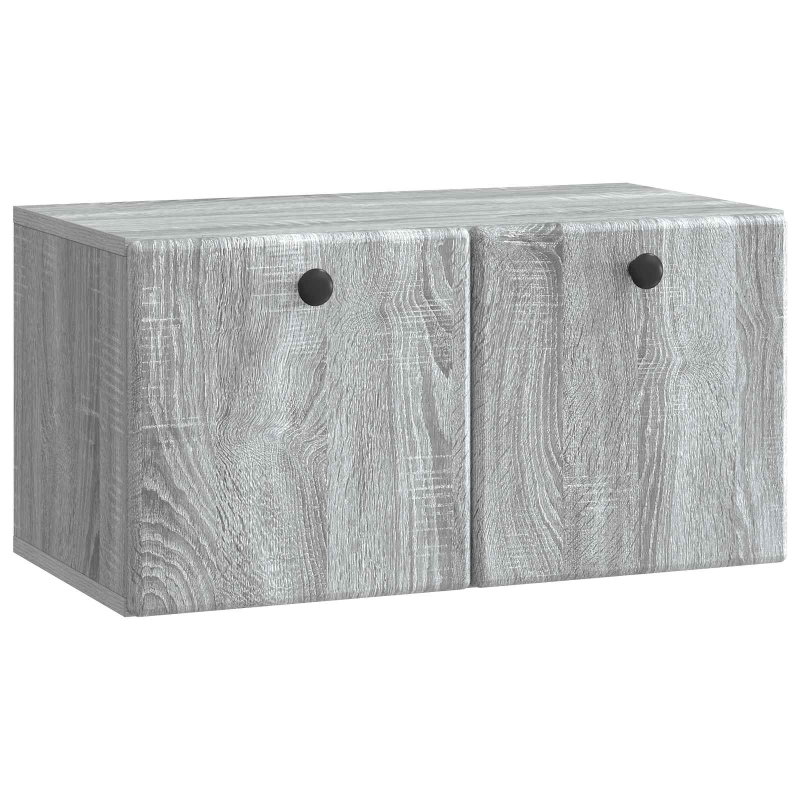 vidaXL Wall-Mounted TV Cabinet 59.5 x 31 x 30 cm Grey Sonoma 2