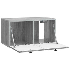 vidaXL Wall-Mounted TV Cabinet 59.5 x 31 x 30 cm Grey Sonoma 5