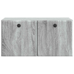 vidaXL Wall-Mounted TV Cabinet 59.5 x 31 x 30 cm Grey Sonoma 6