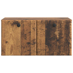 vidaXL Wall-Mounted TV Cabinet 59.5 x 31 x 30 cm Old Wood 6
