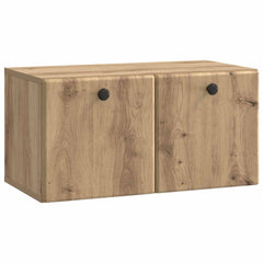 vidaXL Wall-Mounted TV Cabinet 59.5 x 31 x 30 cm Artisan Oak 2