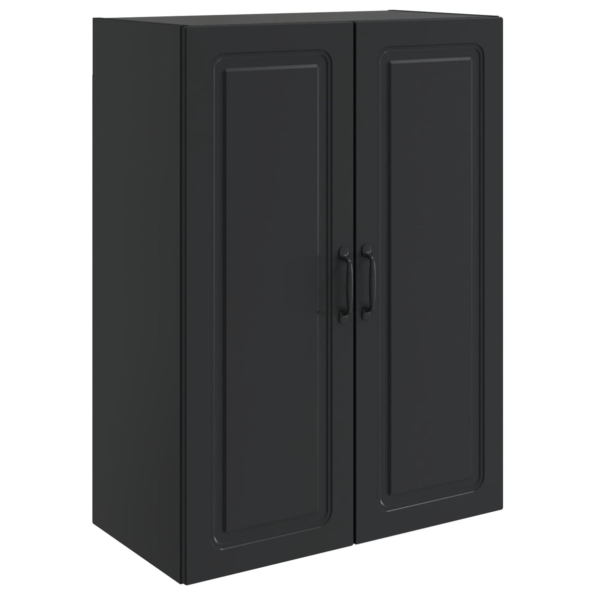 Wall-Mounted Cabinet Engineered Wood Depth 34.5 cm Black