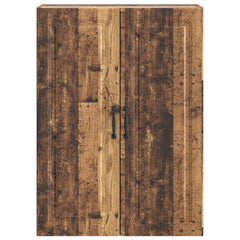 vidaXL Wall-Mounted Cabinet 66 x 34.5 x 90 cm Engineered Wood Old Wood 4