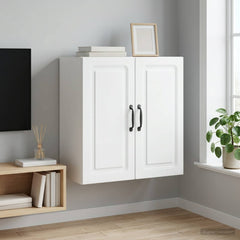 Wall-Mounted Cabinet 59 x 31 x 60 cm Engineered Wood White