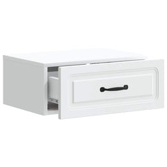 vidaXL Wall-Mounted Bedside Cabinet 2 pcs White 49 x 34.5 x 20 cm 6
