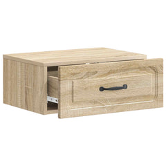 vidaXL Wall-Mounted Bedside Cabinet 2 pcs Sonoma Oak 49 x 34.5 x 20 cm 6