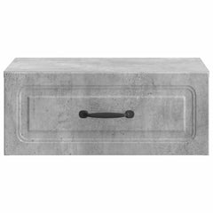 vidaXL Wall-Mounted Bedside Cabinet Concrete Grey 49 x 34.5 x 20 cm 5