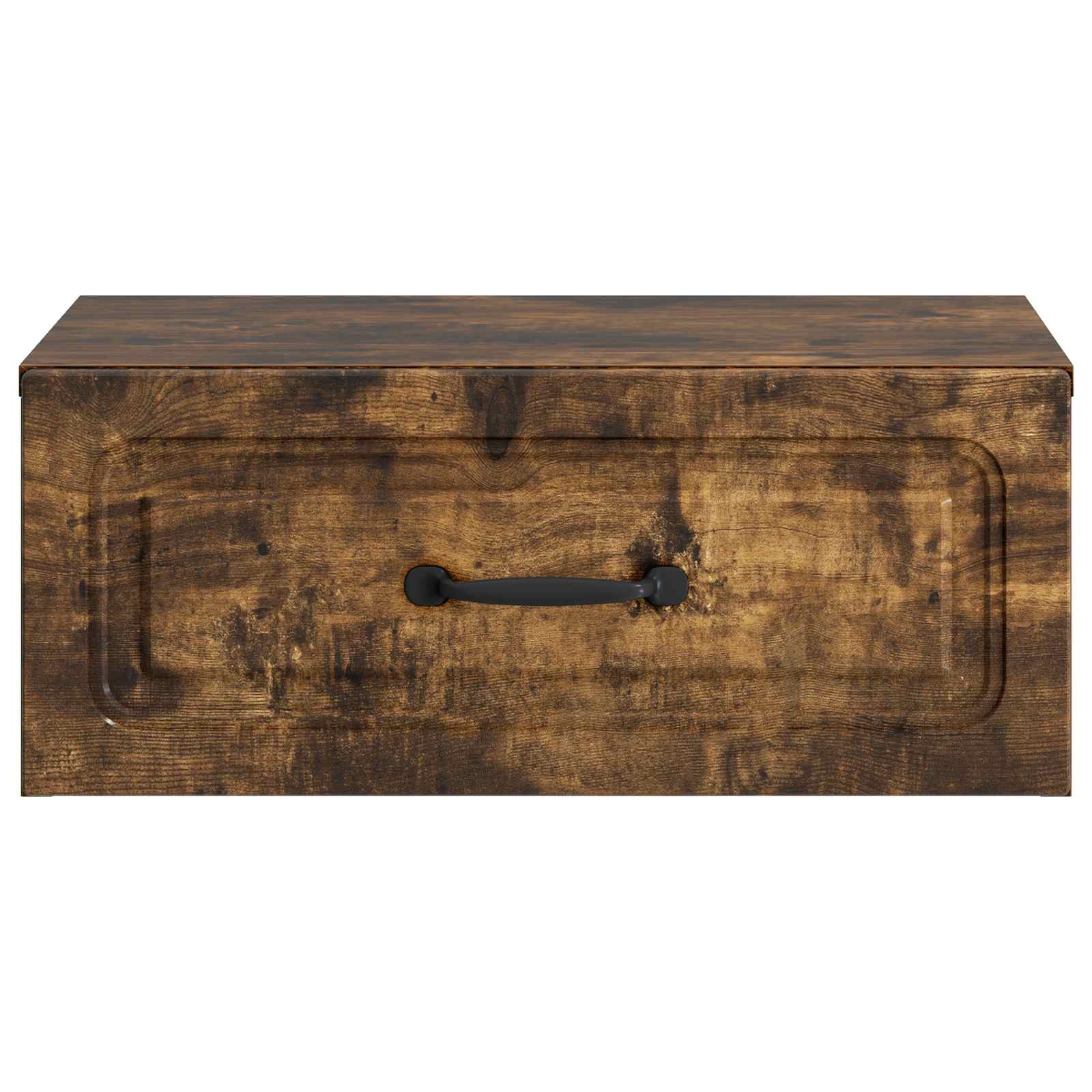 vidaXL Wall-Mounted Bedside Cabinet Smoked Oak 49 x 34.5 x 20 cm 5