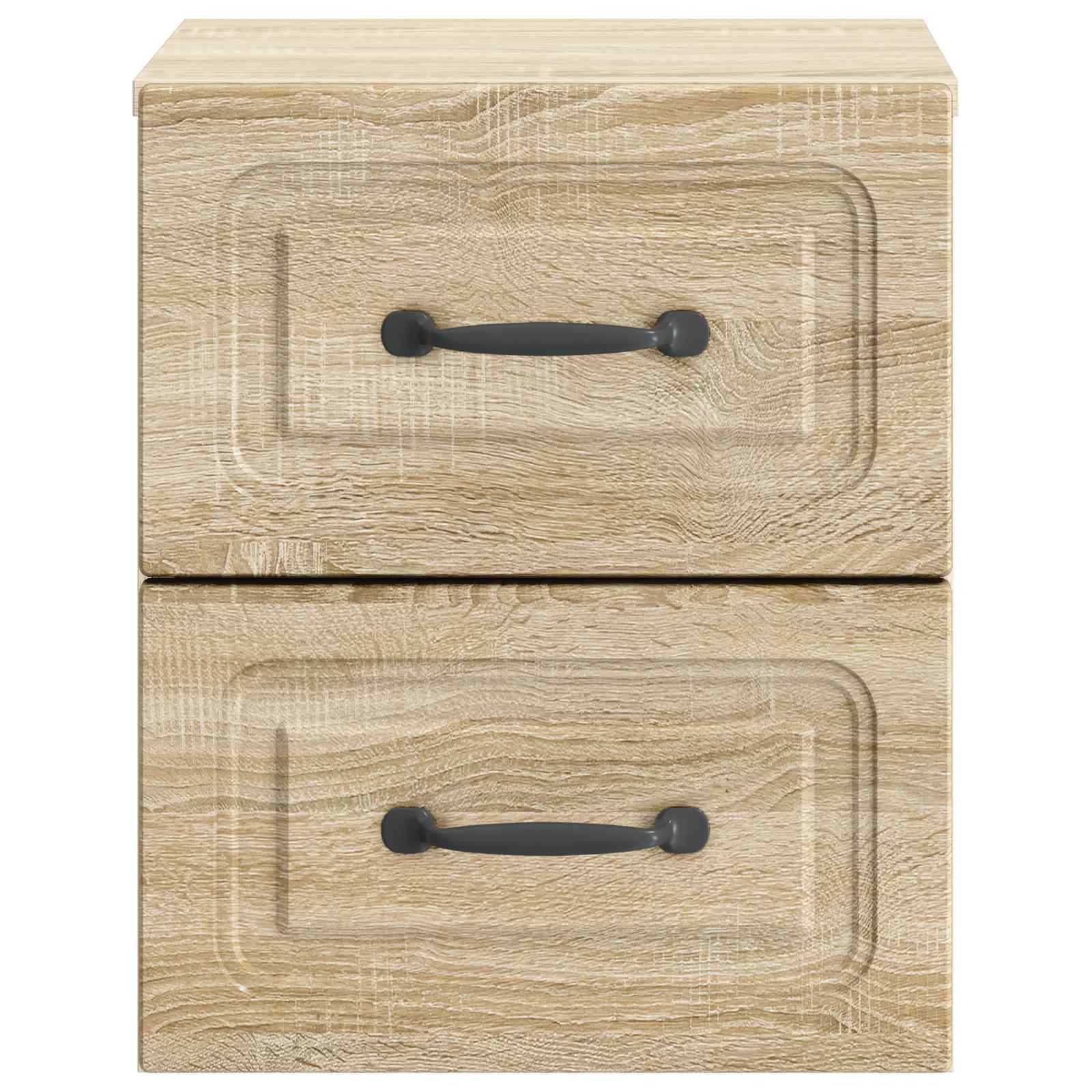 vidaXL Wall-Mounted Bedside Cabinet Sonoma Oak 34.5 x 33 x 40 cm 5