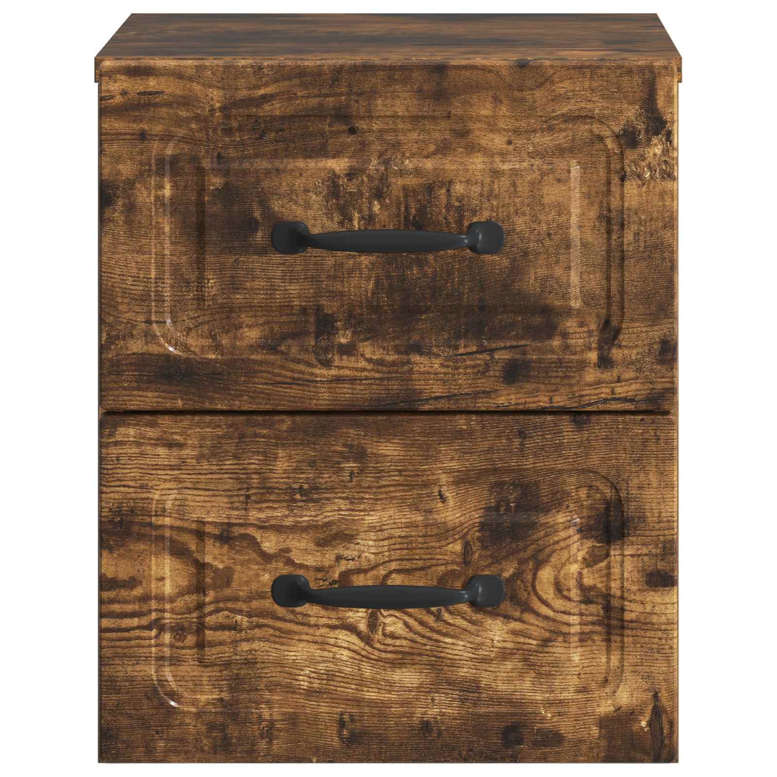 vidaXL Wall-Mounted Bedside Cabinet Smoked Oak 34.5 x 33 x 40 cm 5