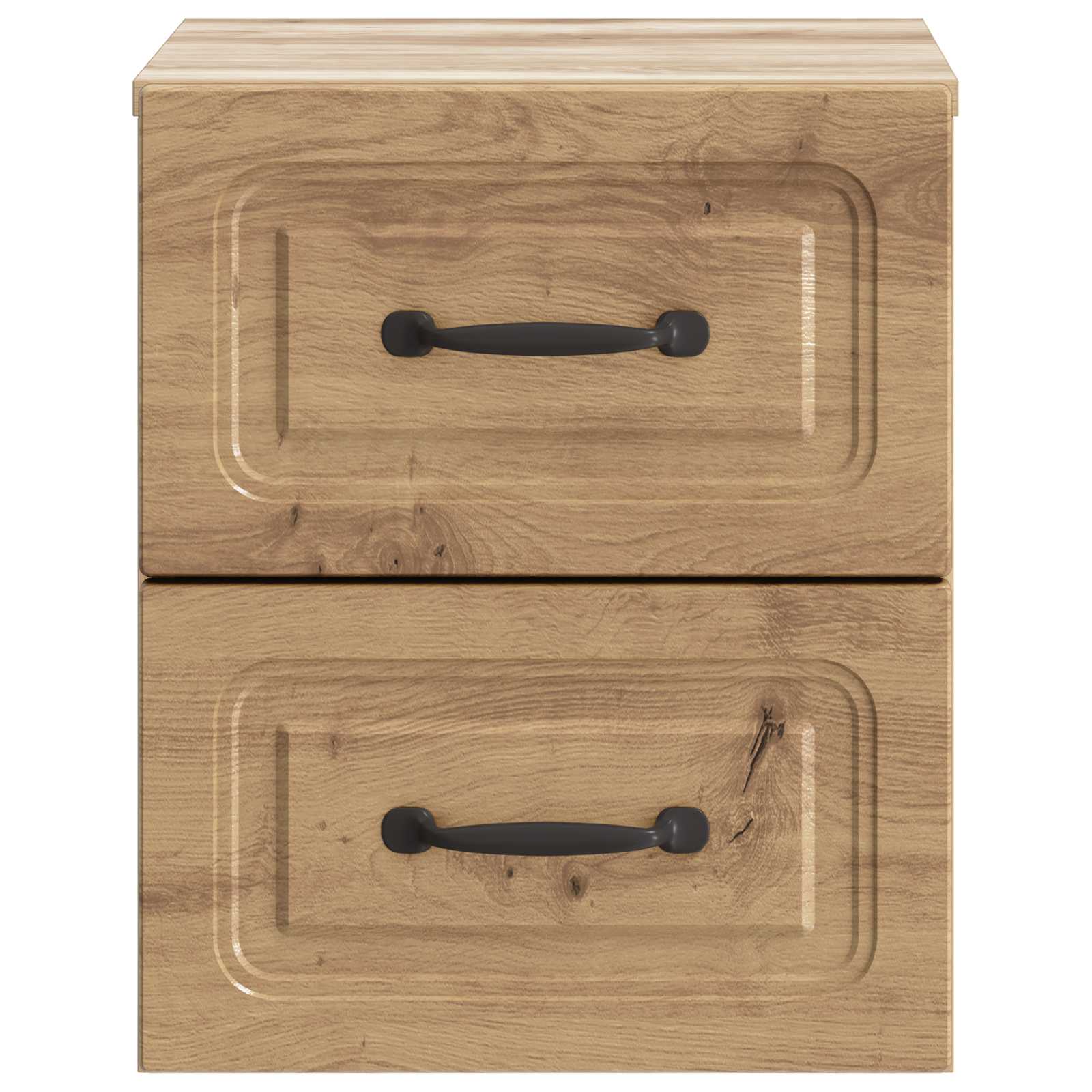 vidaXL Wall-Mounted Bedside Cabinet Artisan Oak 34.5 x 33 x 40 cm 5