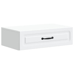 vidaXL Wall-Mounted Side Table White 59 x 34.5 x 17 cm Engineered Wood 2