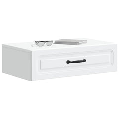 vidaXL Wall-Mounted Side Table White 59 x 34.5 x 17 cm Engineered Wood 3