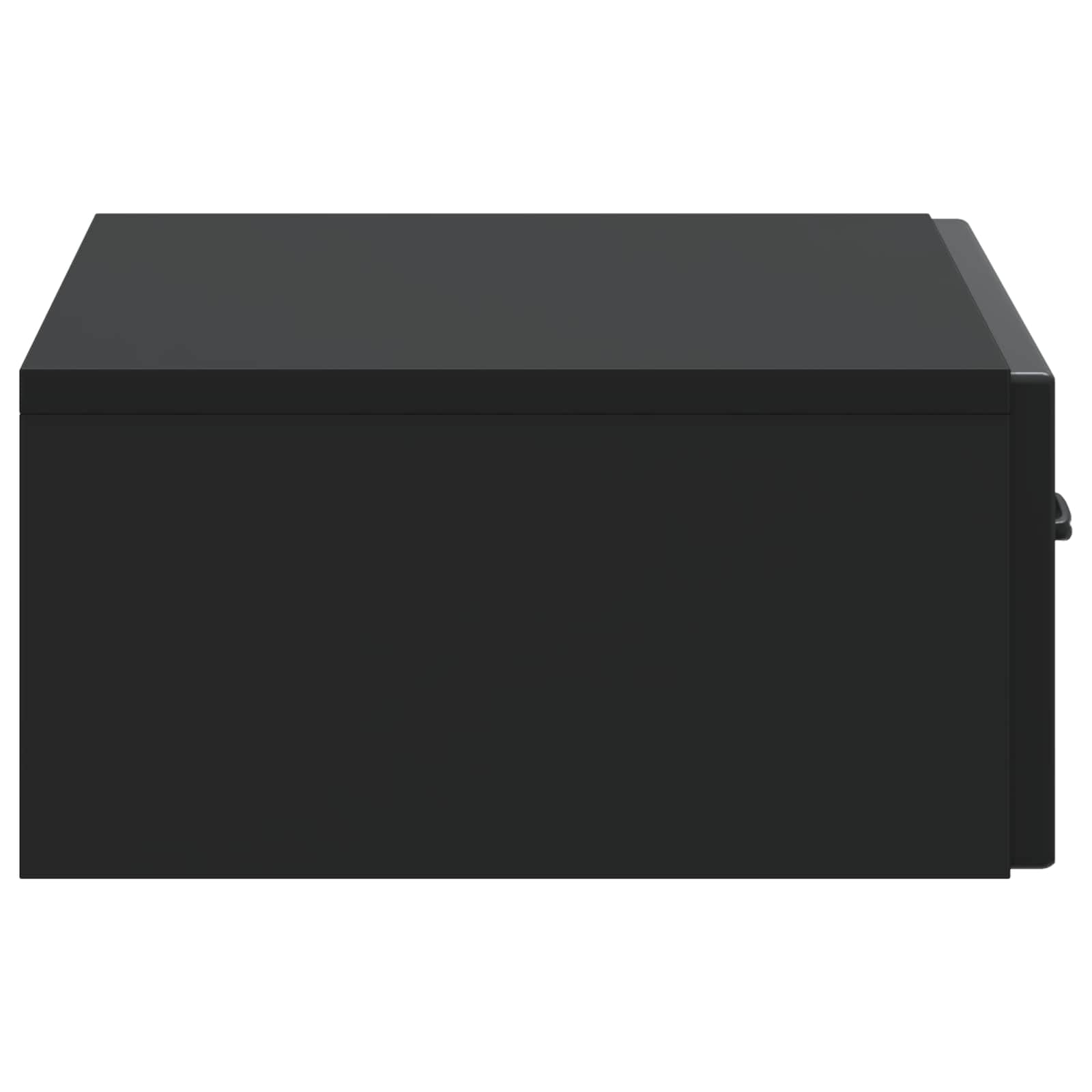 vidaXL Wall-Mounted Side Table Black 59 x 34.5 x 17 cm Engineered Wood 6