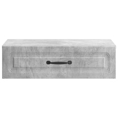 vidaXL Wall-Mounted Side Table Concrete Grey 59 x 34.5 x 17 cm 5
