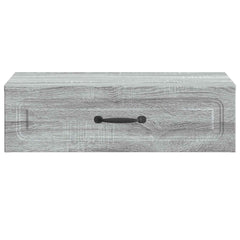 vidaXL Wall-Mounted Side Table Grey Sonoma 59 x 34.5 x 17 cm 5