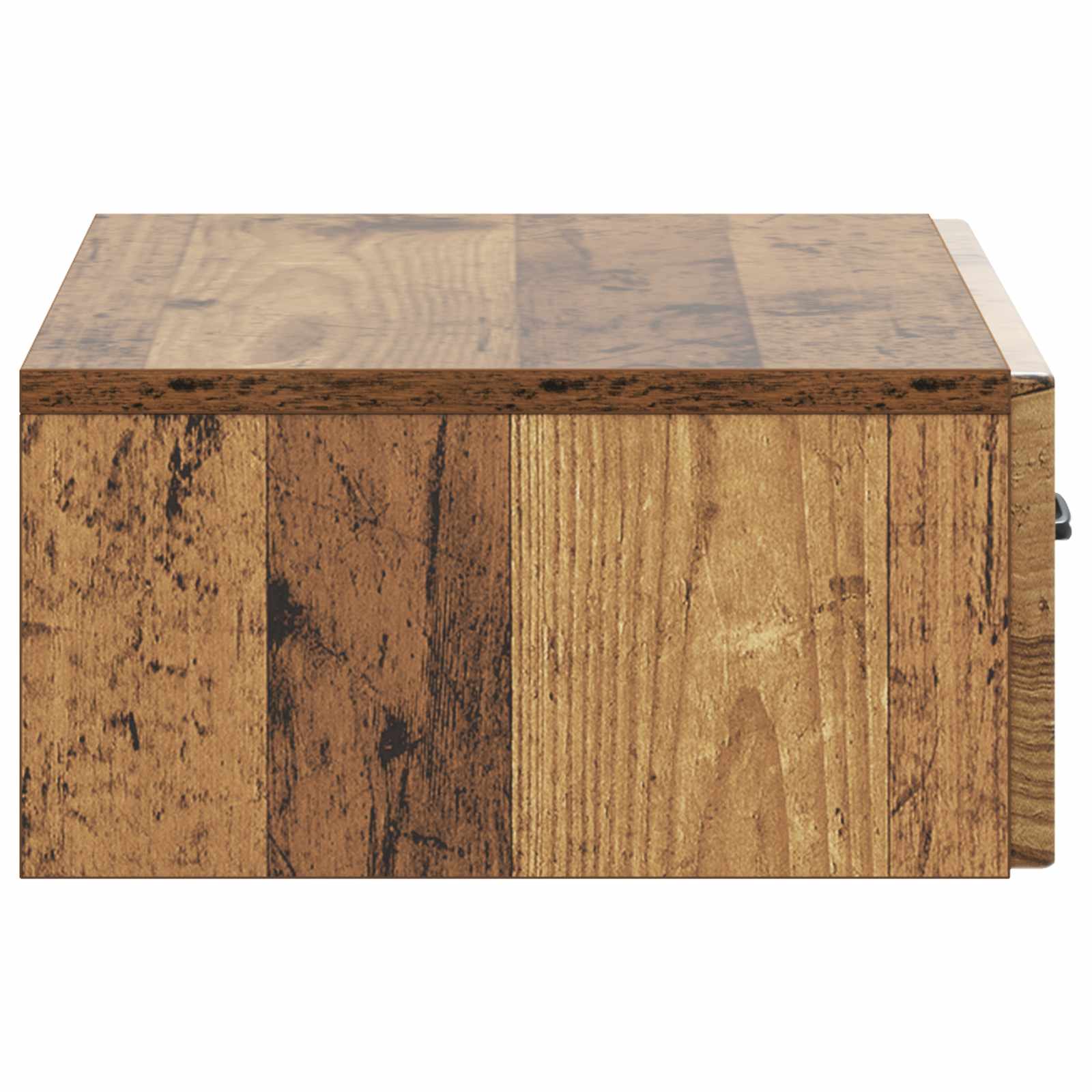 vidaXL Wall-Mounted Side Table Wall-mounted Old Wood 59 x 34.5 x 17 cm 6