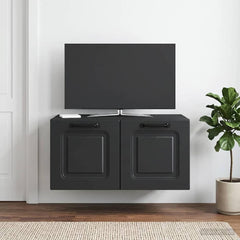 Wall-Mounted TV Cabinet 59.5 x 41 x 30 cm Black