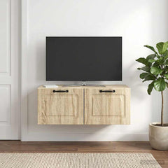 Wall-Mounted TV Cabinet 78.5 x 41 x 30 cm Sonoma oak