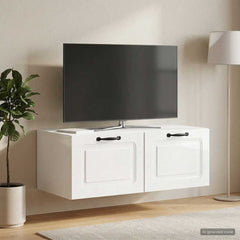 Wall-Mounted TV Cabinet 78.5 x 41 x 30 cm High gloss white