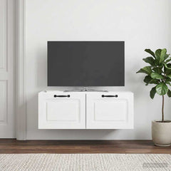 Wall-Mounted TV Cabinet 78.5 x 41 x 30 cm High gloss white