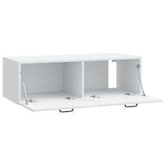 vidaXL Wall-Mounted TV Cabinet White 98 x 41 x 30 cm Engineered Wood 5