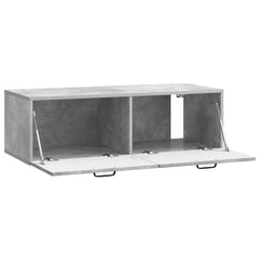 vidaXL Wall-Mounted TV Cabinet Concrete Grey 98 x 41 x 30 cm 5