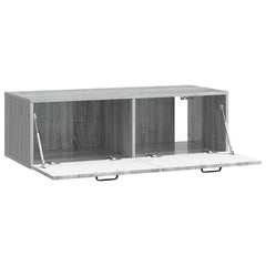 vidaXL Wall-Mounted TV Cabinet Grey Sonoma 98 x 41 x 30 cm 5