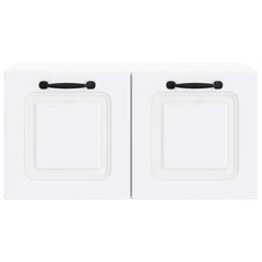 vidaXL Wall-Mounted TV Cabinet White 59.5 x 31 x 30 cm Engineered Wood 6