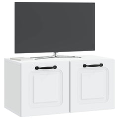 vidaXL Wall-Mounted TV Cabinet White 59.5 x 31 x 30 cm Engineered Wood 3