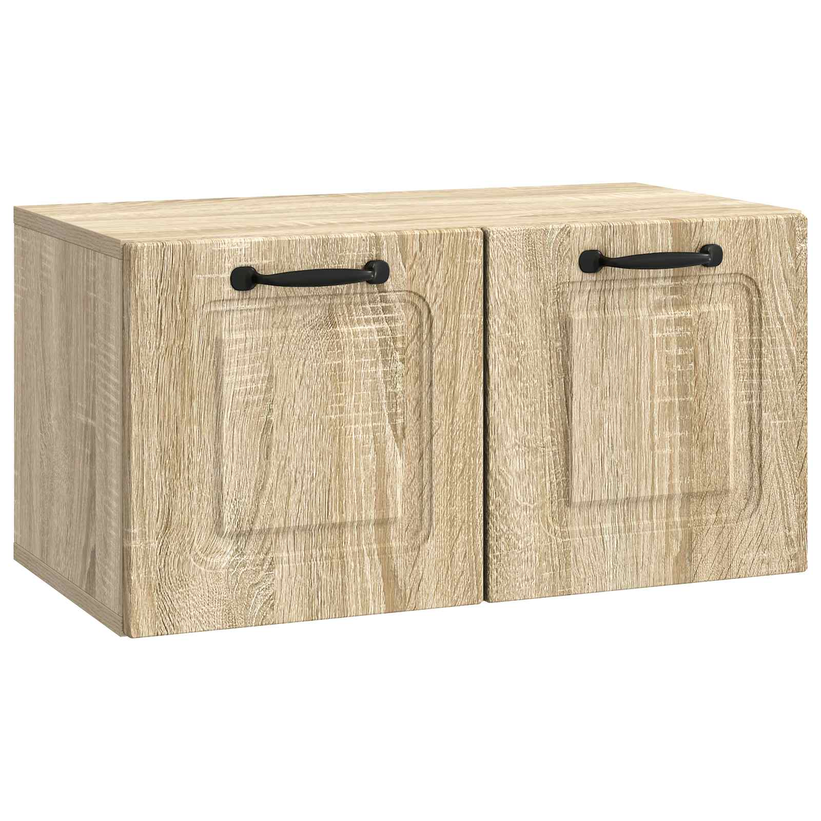 vidaXL Wall-Mounted TV Cabinet Sonoma Oak 59.5 x 31 x 30 cm 2