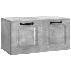 vidaXL Wall-Mounted TV Cabinet Concrete Grey 59.5 x 31 x 30 cm 2
