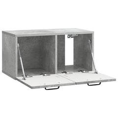 vidaXL Wall-Mounted TV Cabinet Concrete Grey 59.5 x 31 x 30 cm 5