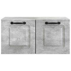 vidaXL Wall-Mounted TV Cabinet Concrete Grey 59.5 x 31 x 30 cm 6