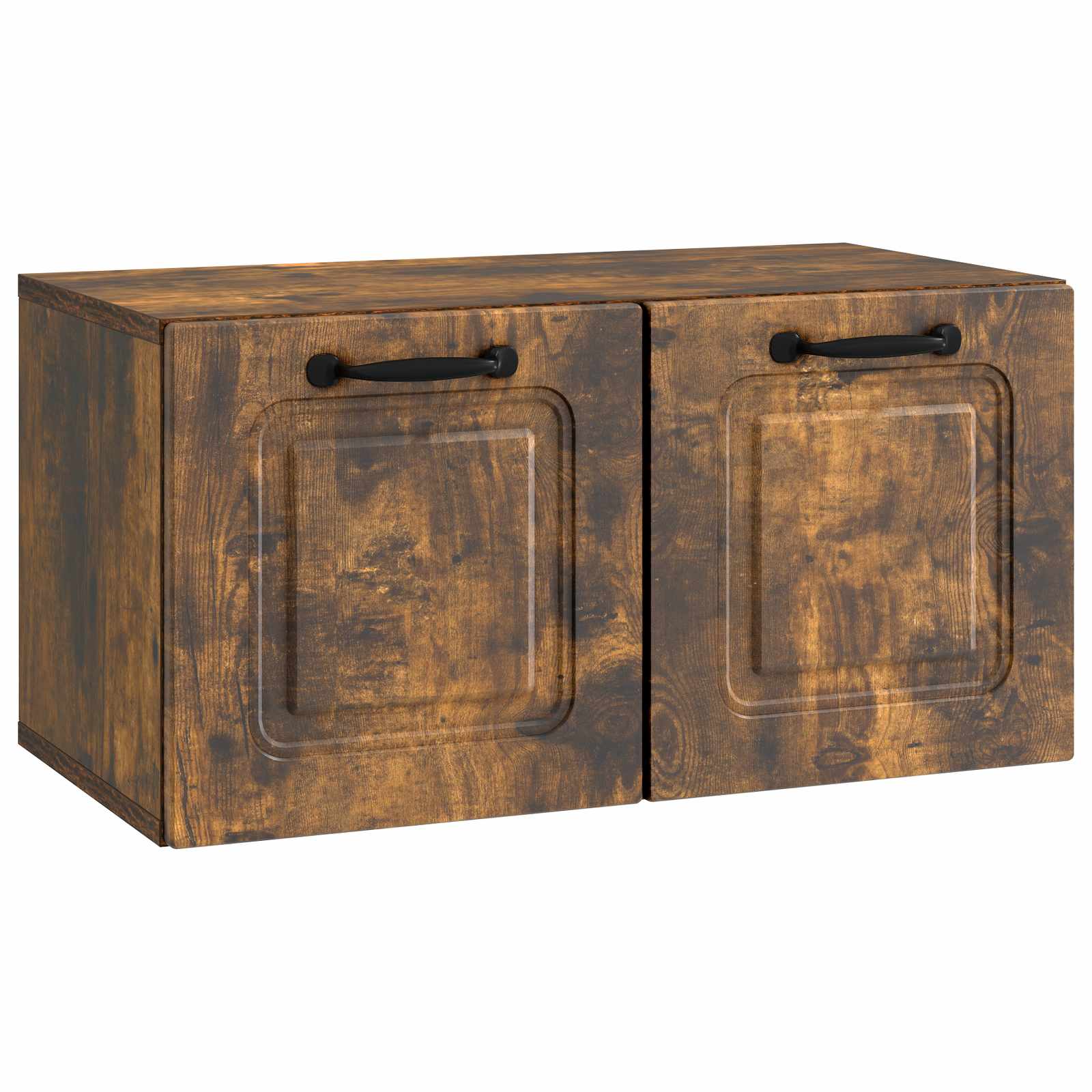 vidaXL Wall-Mounted TV Cabinet Smoked Oak 59.5 x 31 x 30 cm 2