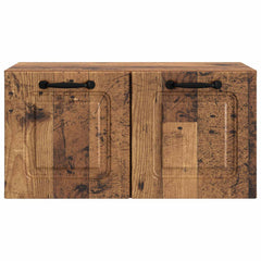 vidaXL Wall-Mounted TV Cabinet Wall-mounted Old Wood 59.5 x 31 x 30 cm 6