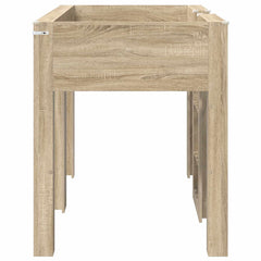 Bunk Bed for Kids Engineered wood Length 190 cm Sonoma oak 75 cm